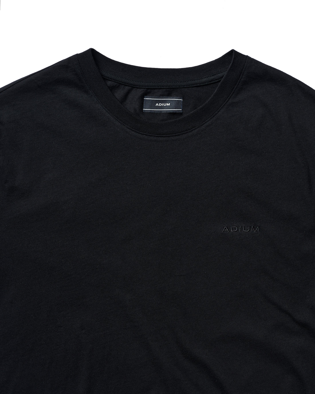 Black Pima Crew Neck