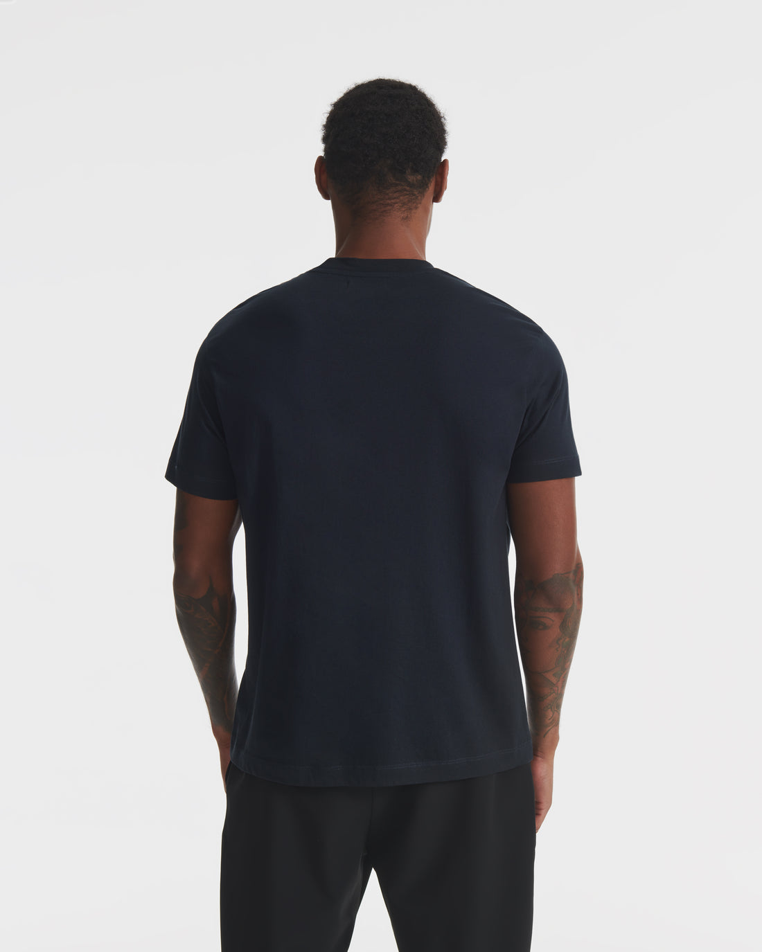 Dark Navy Pima Crew Neck