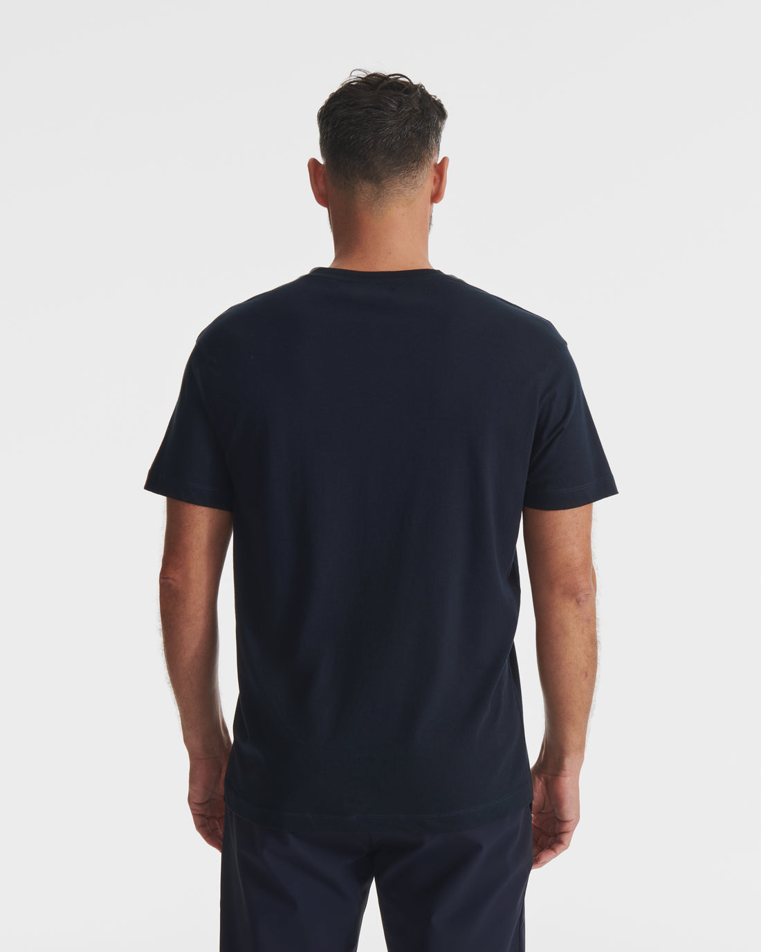 Dark Navy Pima V Neck