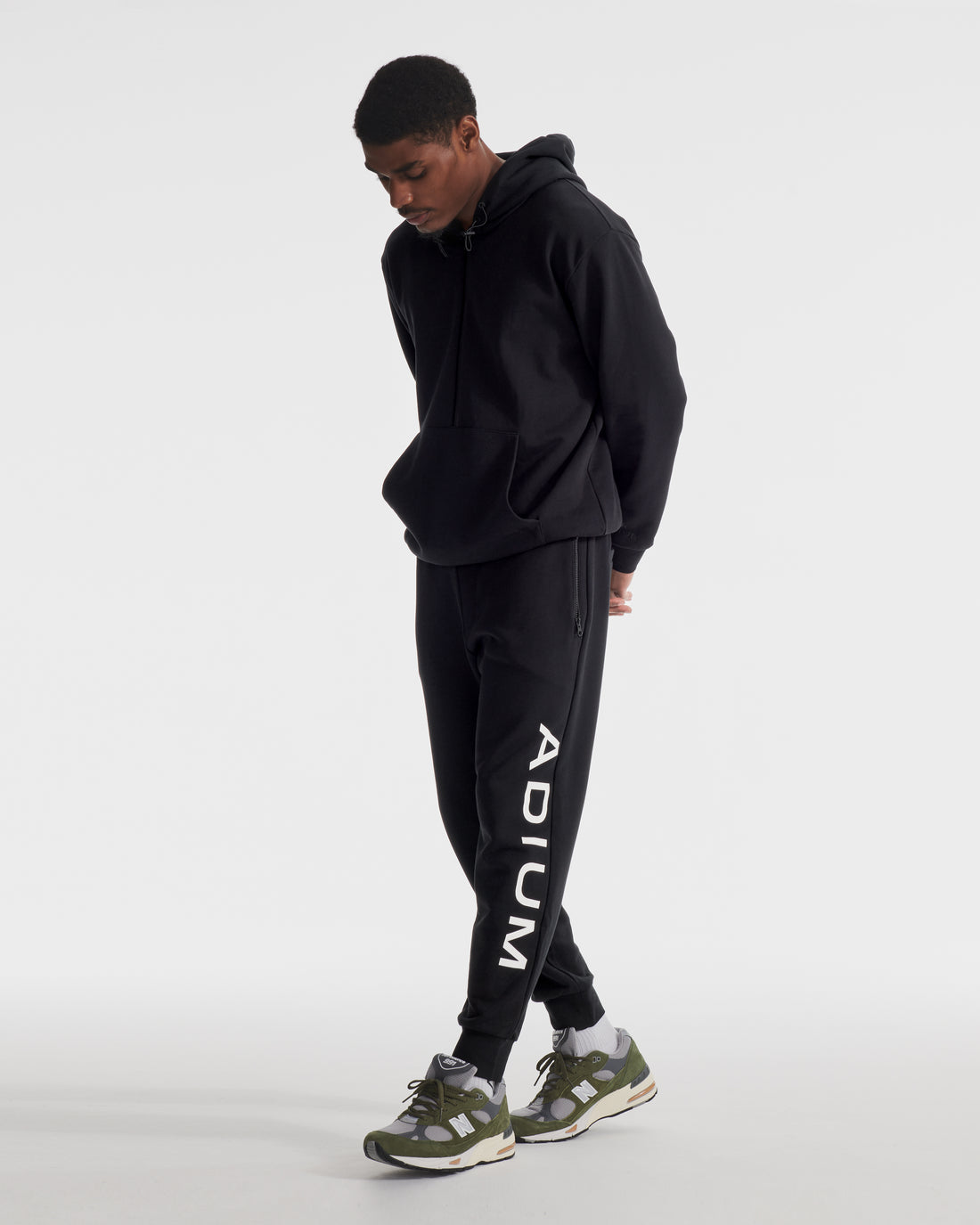 The ADIUM Black French Terry Jogger