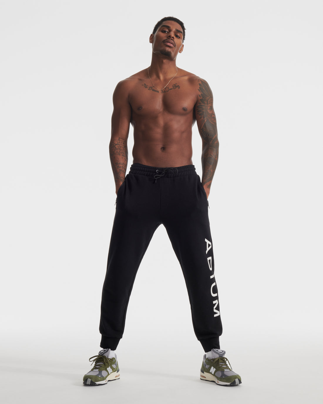 The ADIUM Black French Terry Jogger