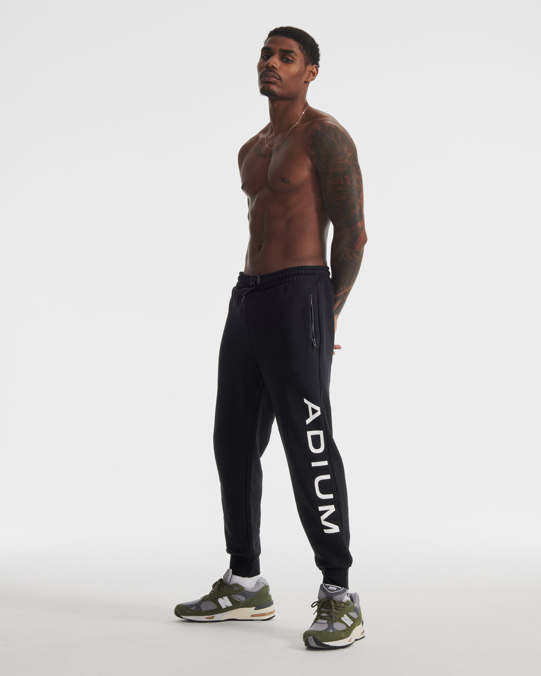 The ADIUM Black French Terry Jogger