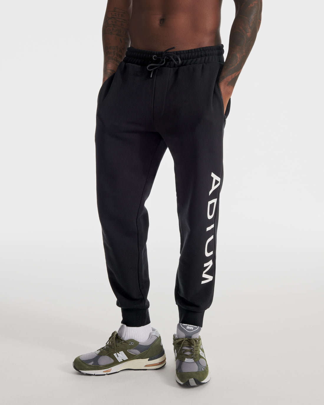 The ADIUM Black French Terry Jogger