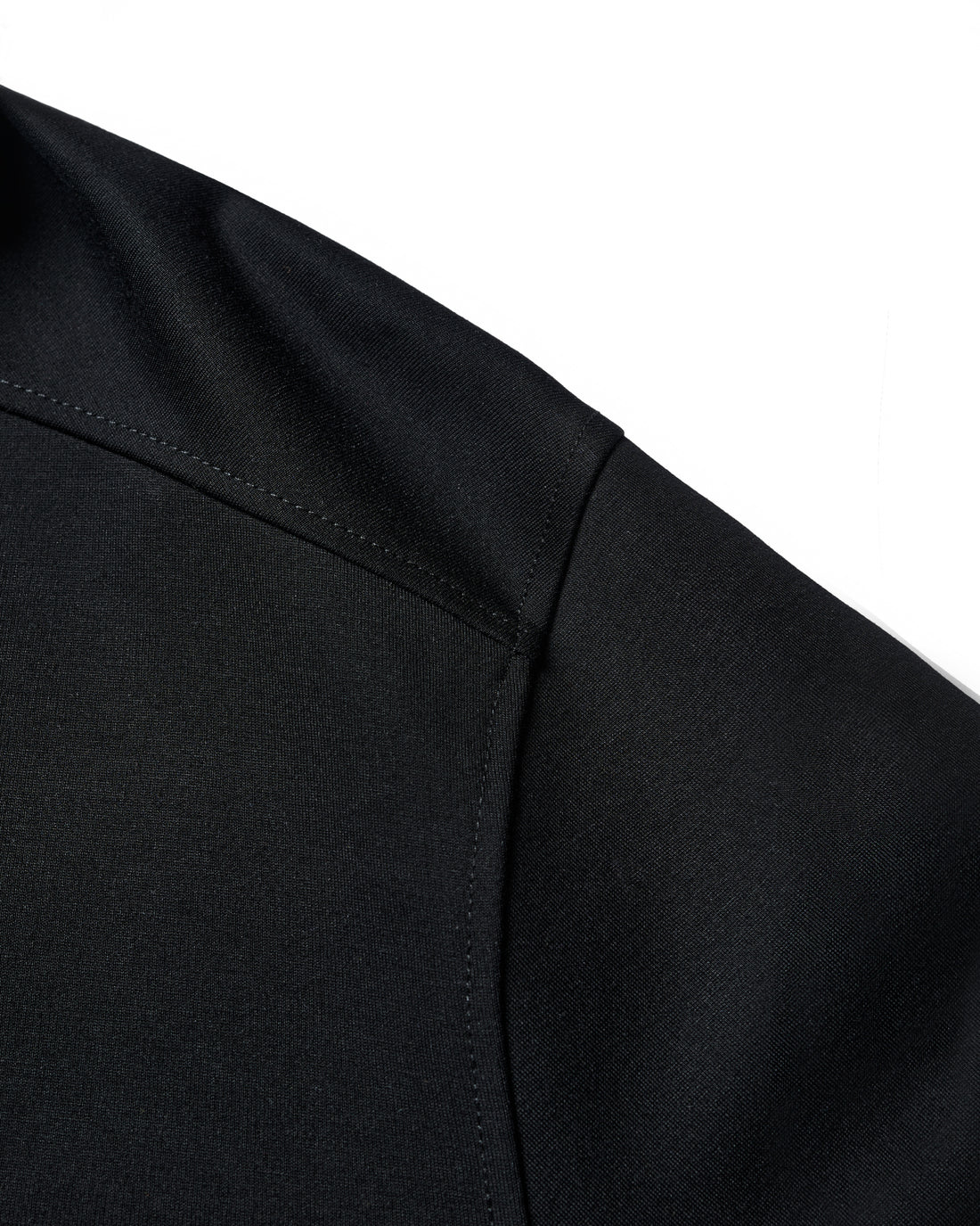Black Dual Knit Full-Zip Hoodie