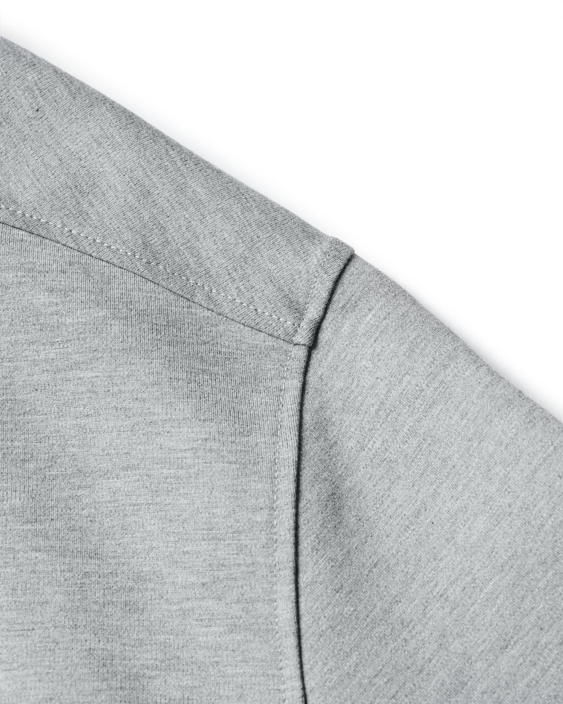 Heather Grey Dual Knit Full-Zip Hoodie