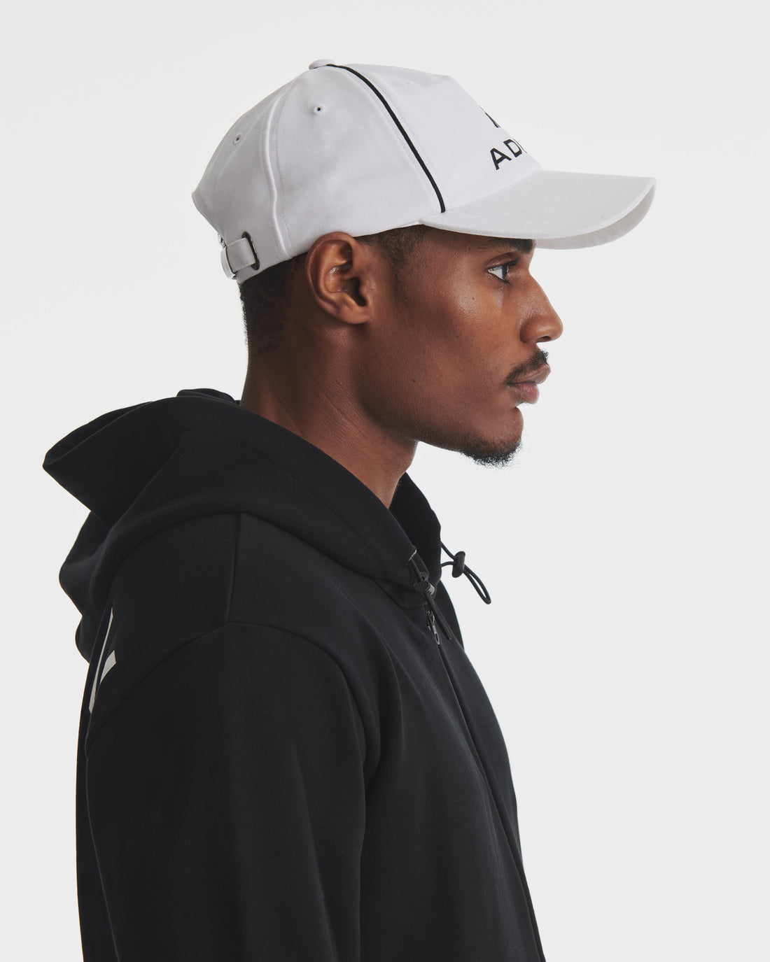 White 5 Panel Baseball Cap