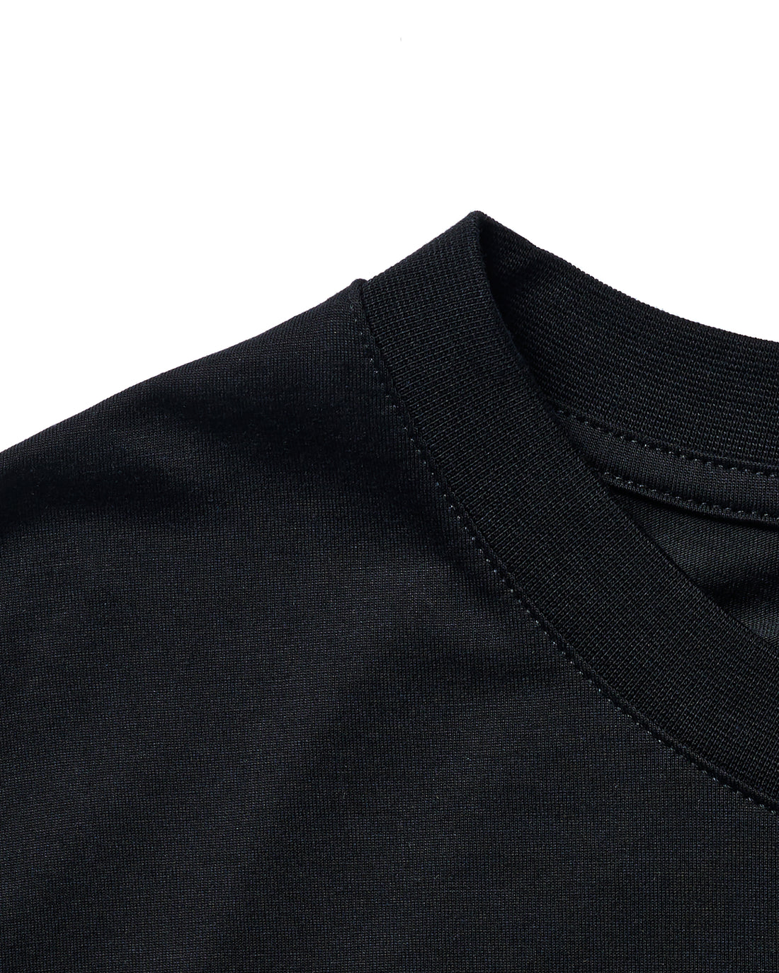 Black Lyocell Crew Neck