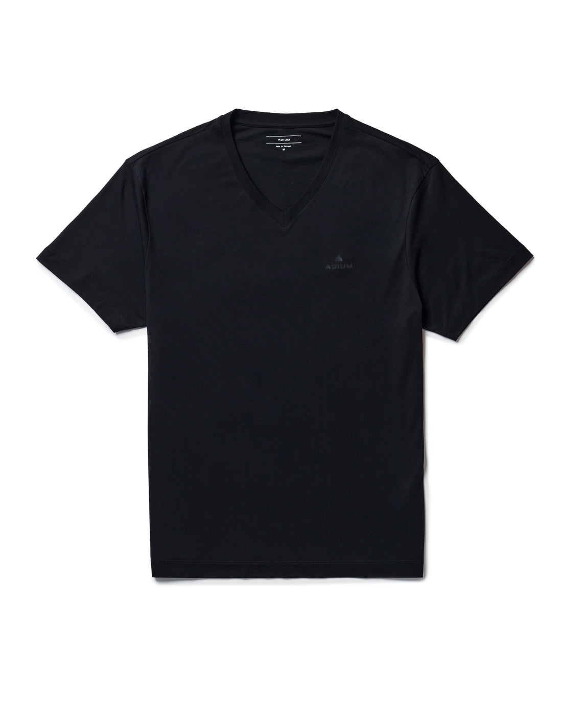 Black Lyocell V Neck