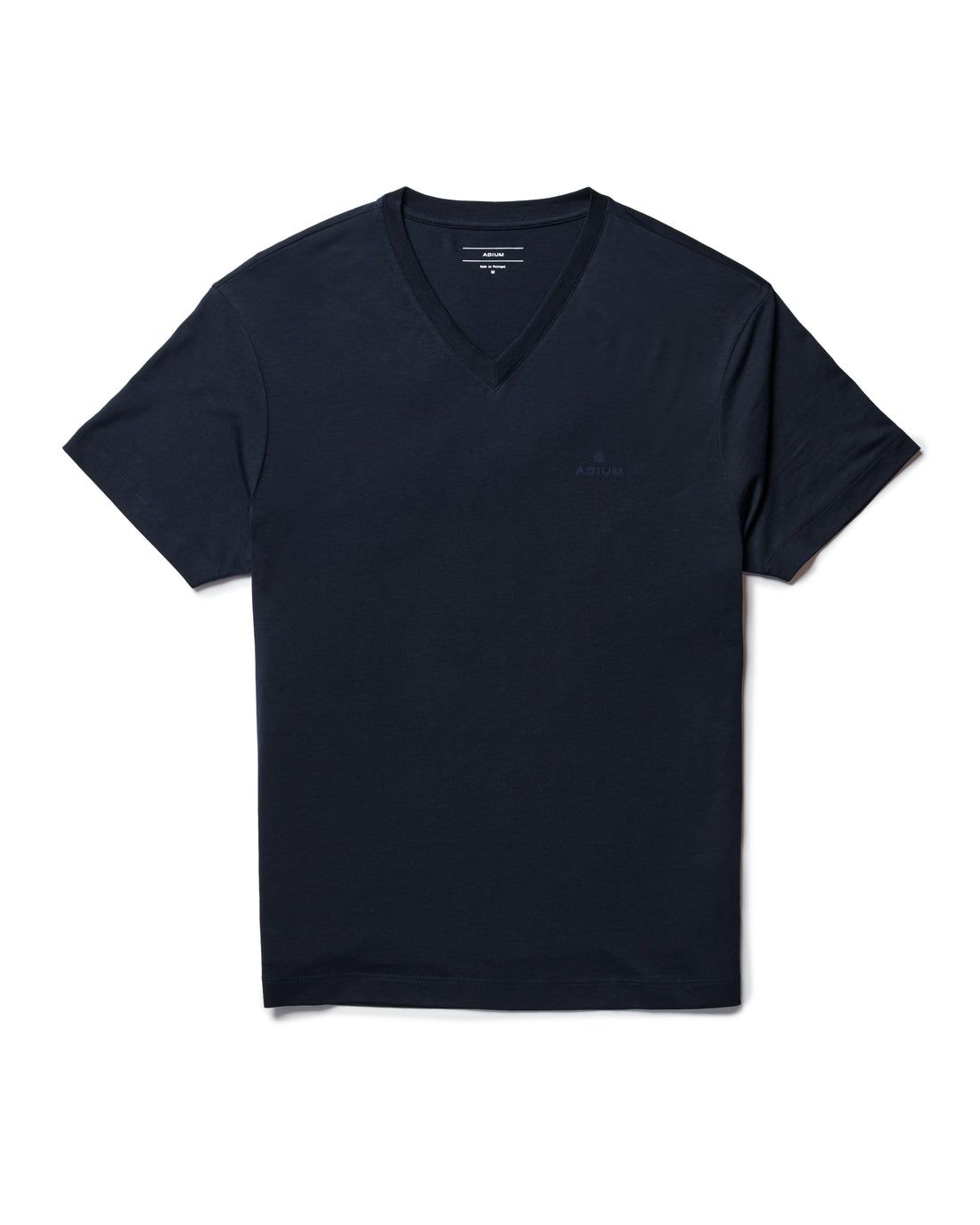 Dark Navy Lyocell V Neck