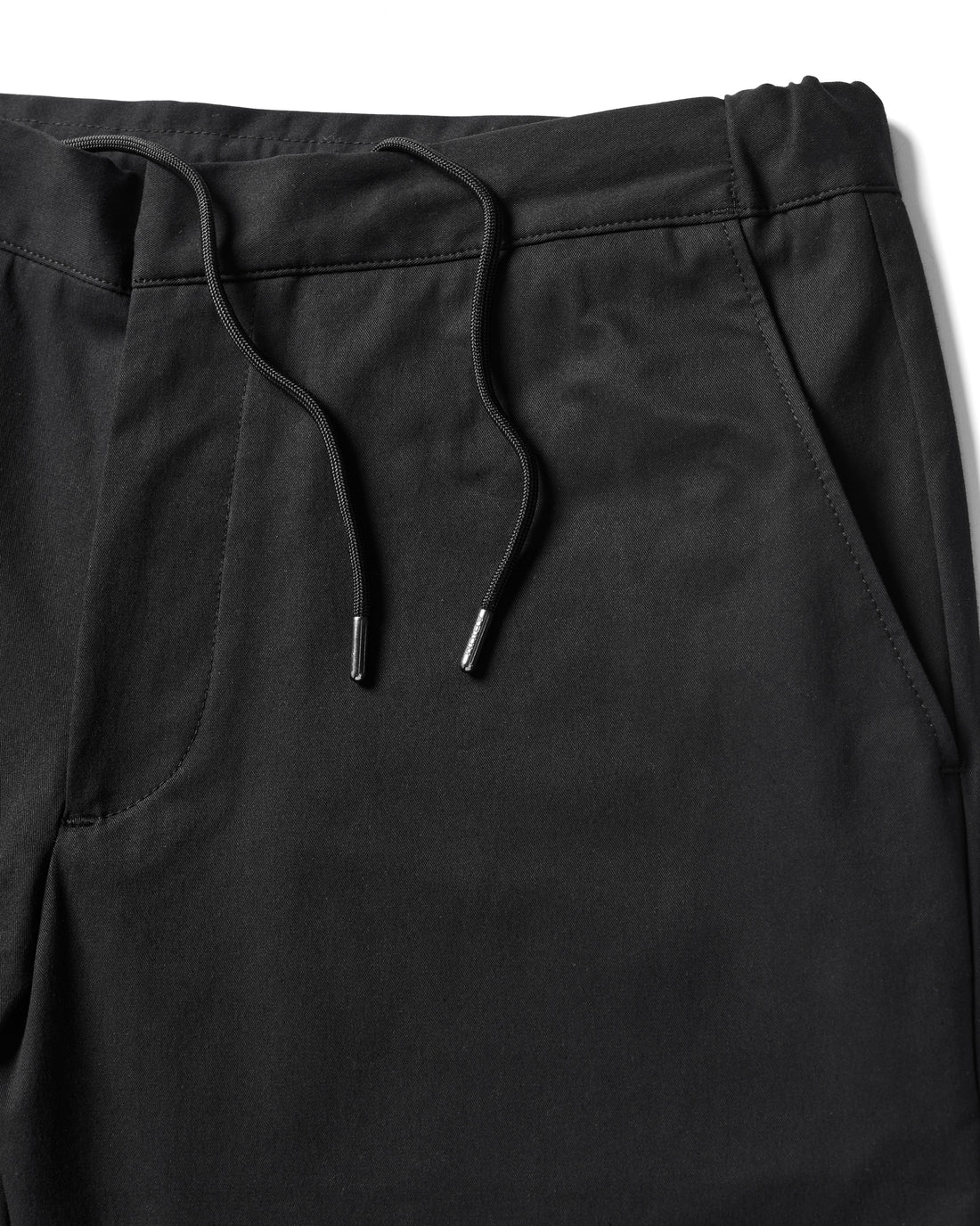 Black Tech Twill Nylon Chino