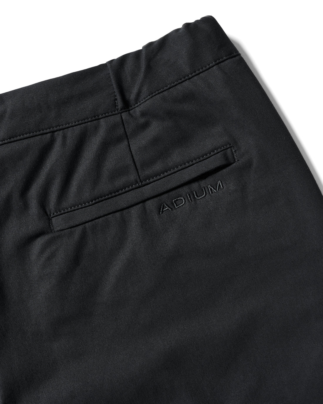 Black Tech Twill Nylon Chino