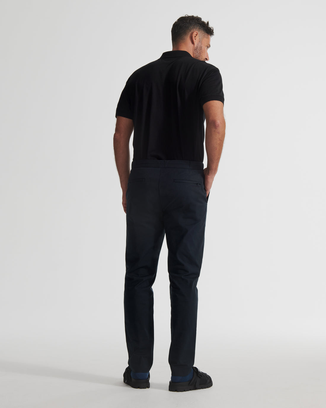 Dark Navy Tech Twill Nylon Chino