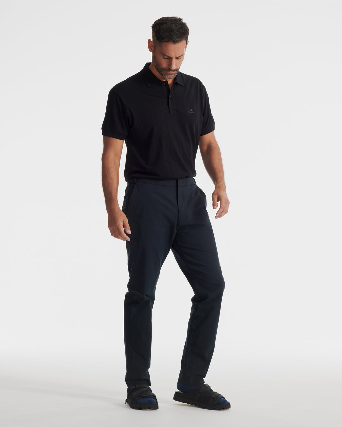 Dark Navy Tech Twill Nylon Chino