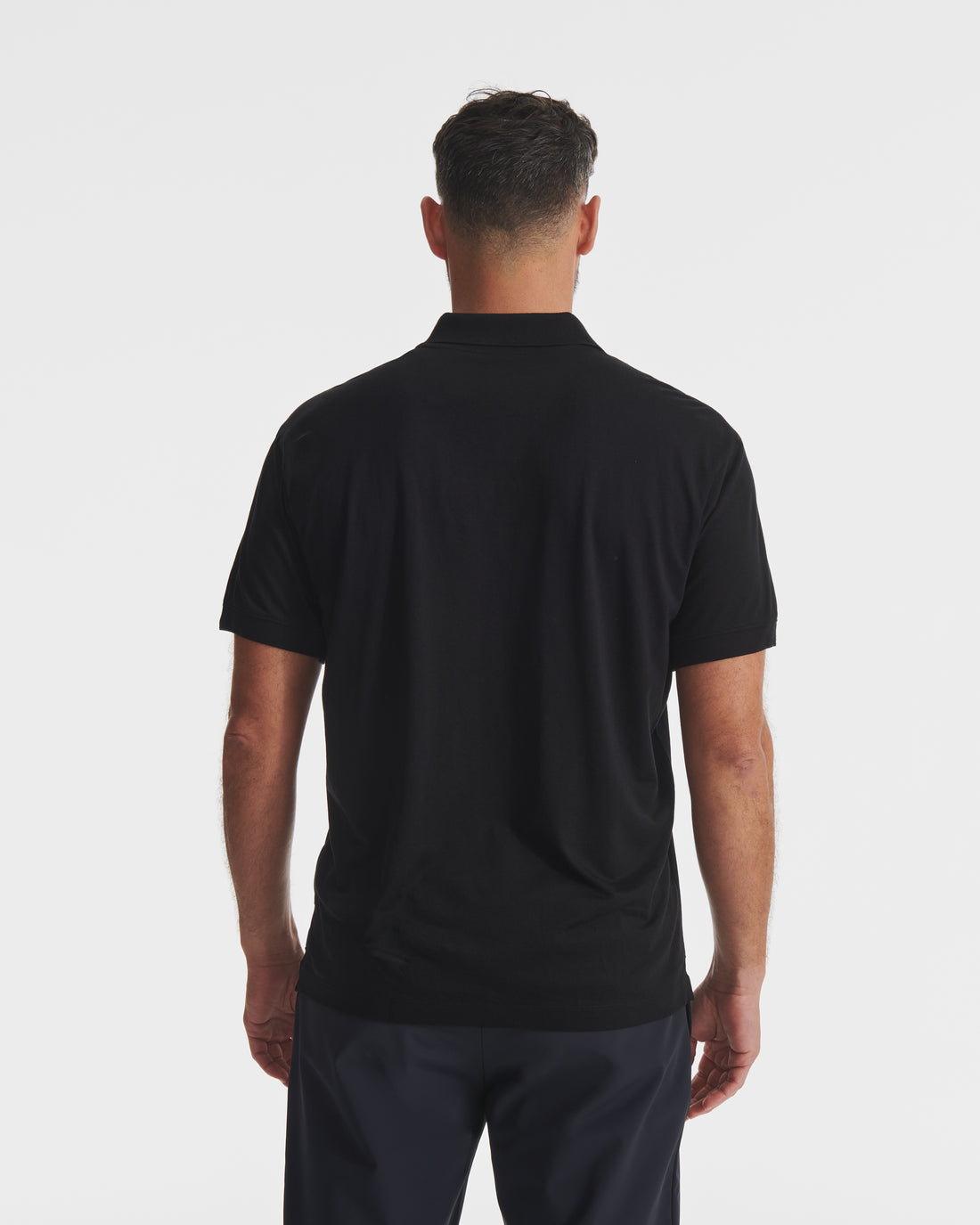 Black Lyocell Polo