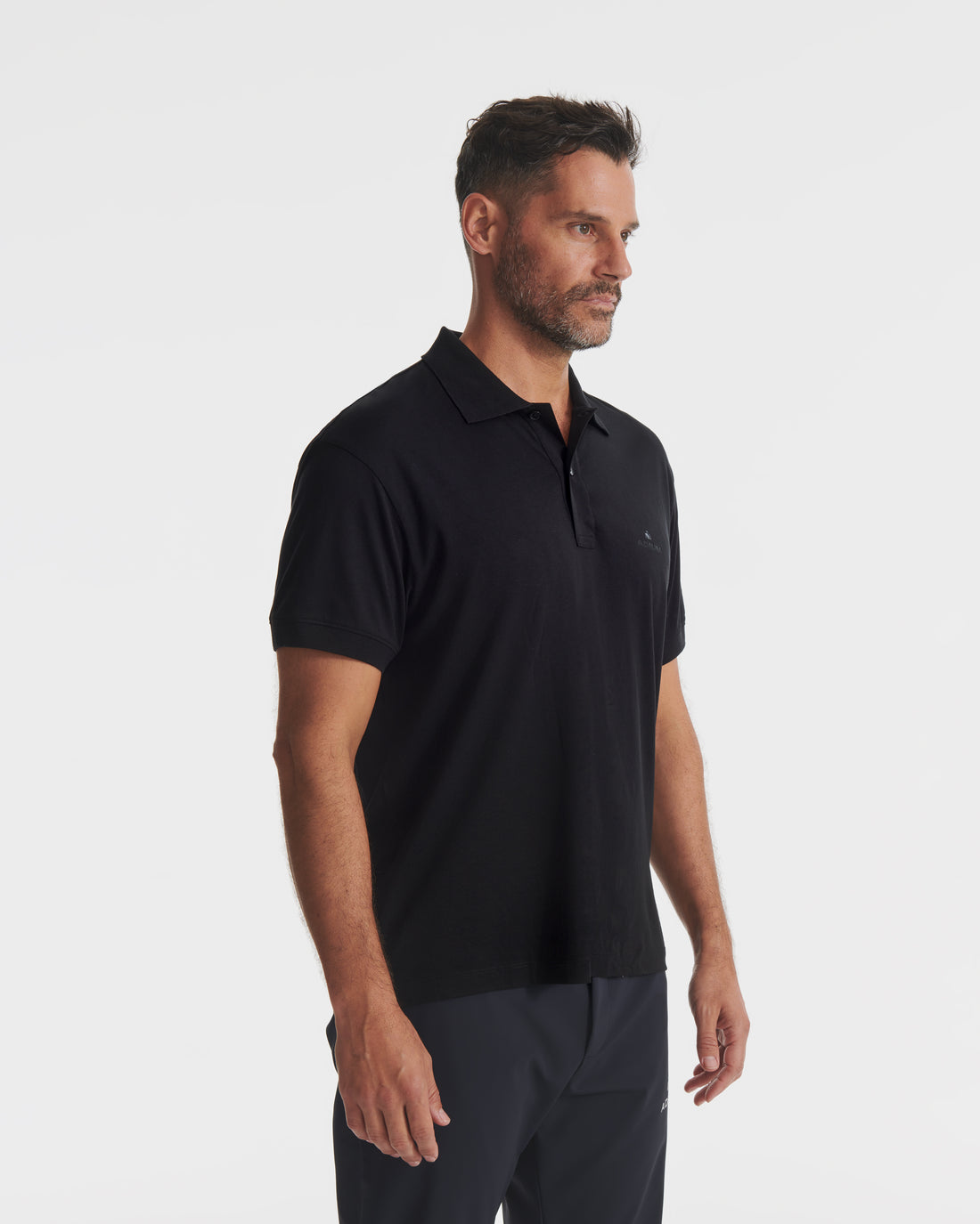 Black Lyocell Polo