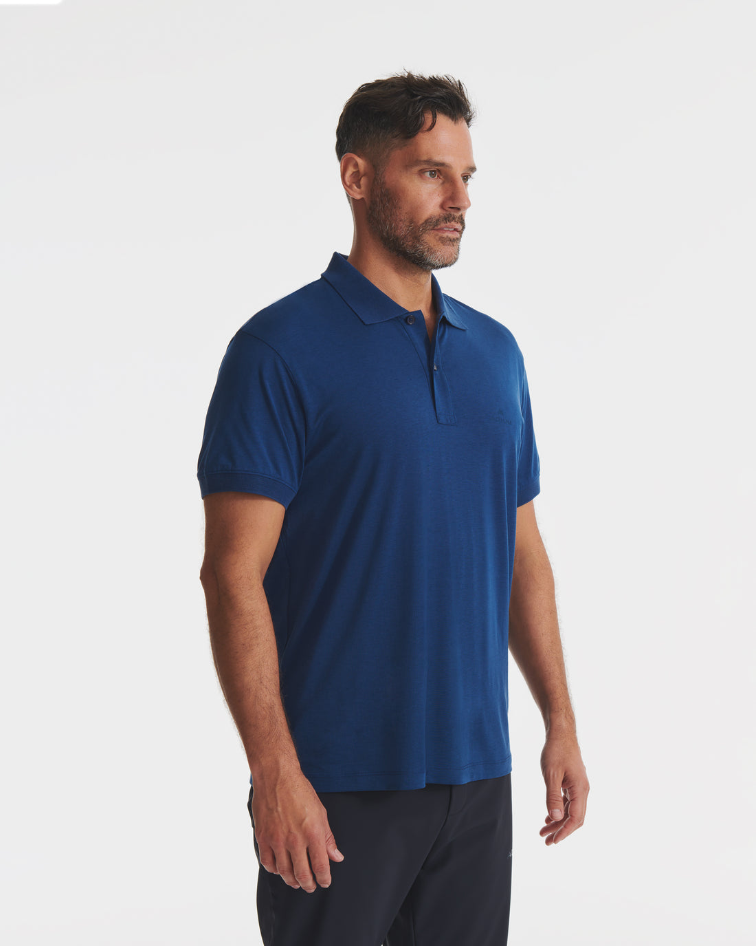 Cobalt Lyocell Polo