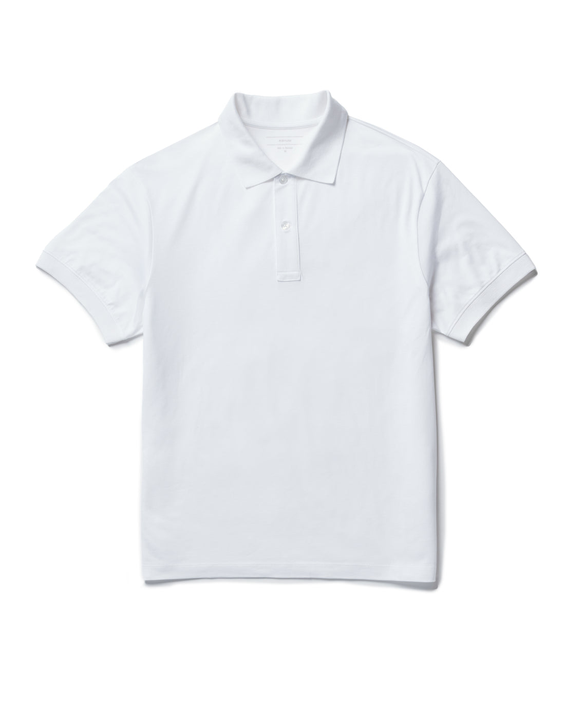 White Lyocell Polo