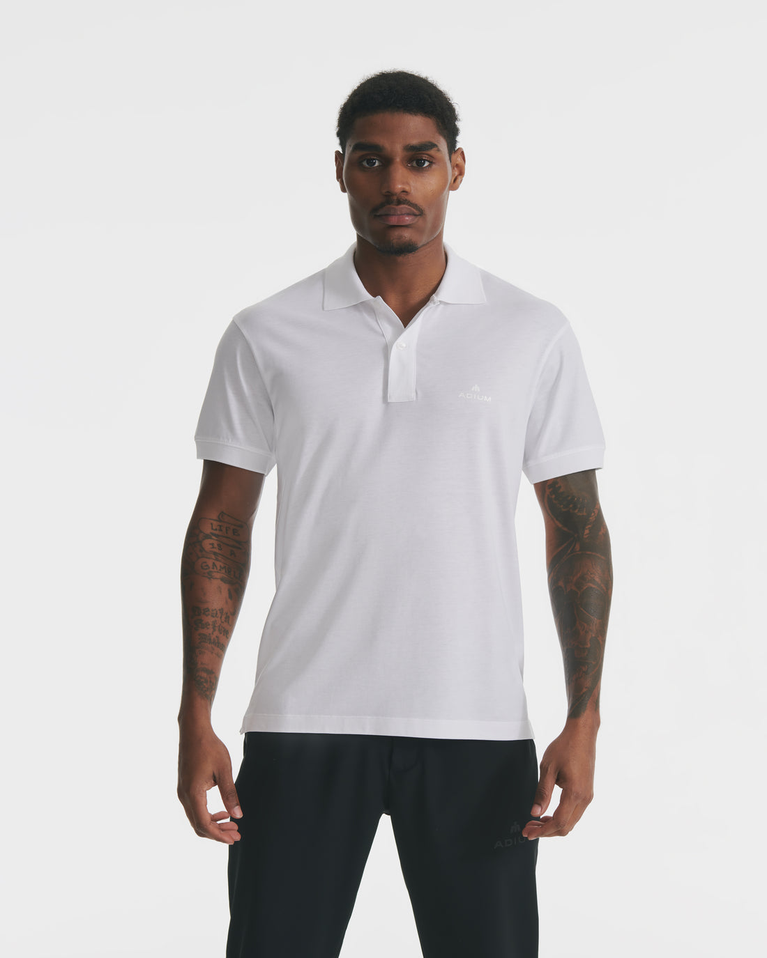 White Lyocell Polo