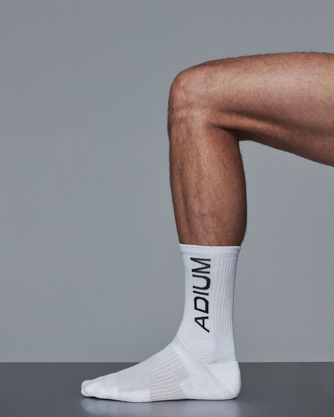 White Performance Crew Sock