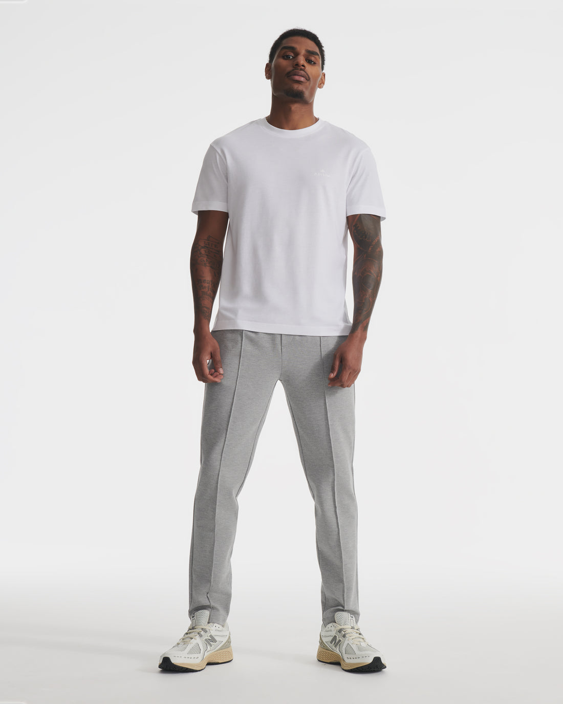 Heather Grey Dual Knit Pant | "The Future of Fitness" Men's Health