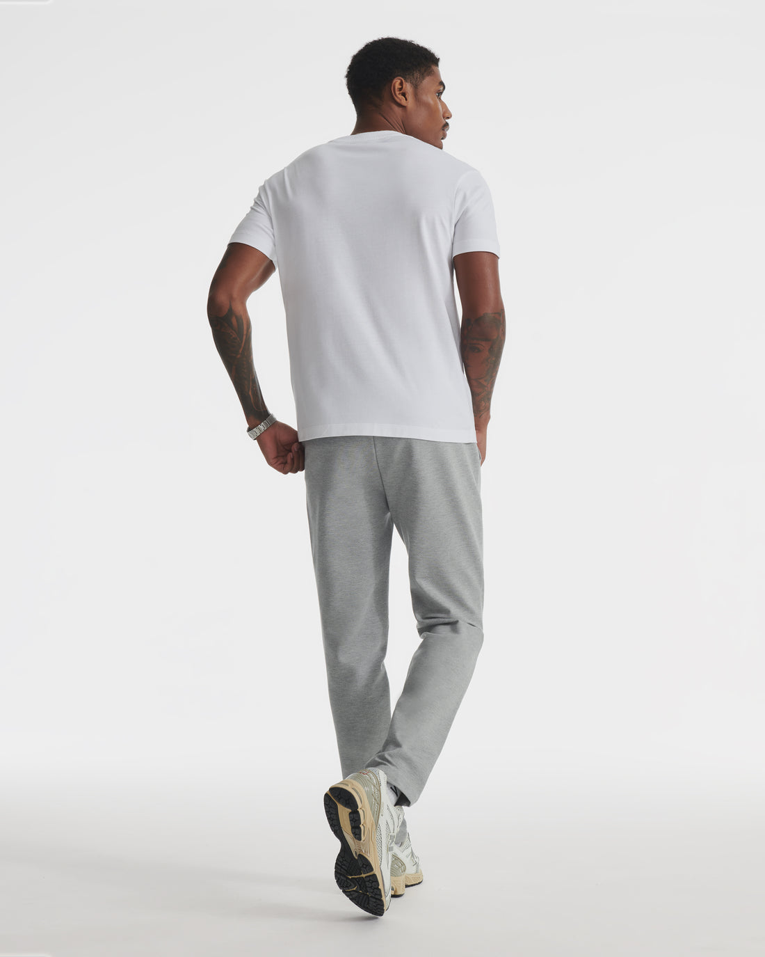 Heather Grey Dual Knit Pant | "The Future of Fitness" Men's Health