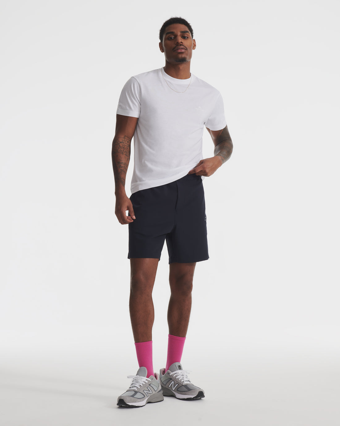 Dark Navy Bio-Nylon Short 6.5"