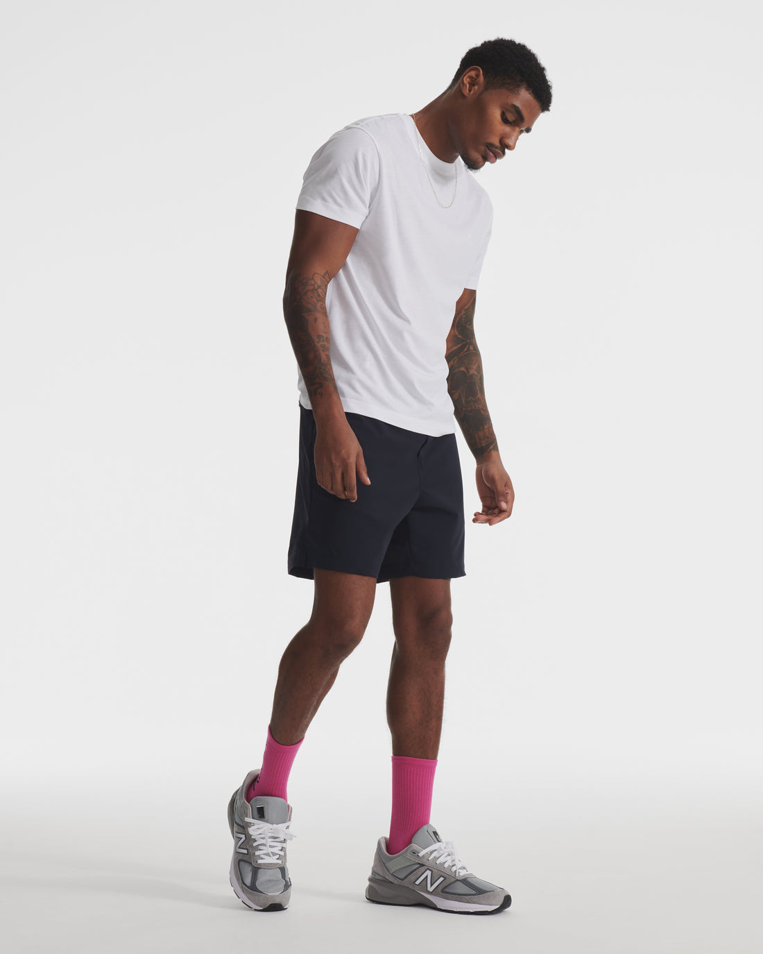 Dark Navy Bio-Nylon Short 6.5"