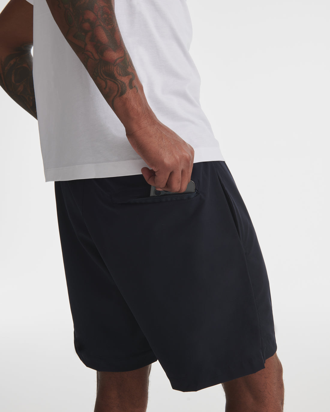 Dark Navy Bio-Nylon Short 6.5"